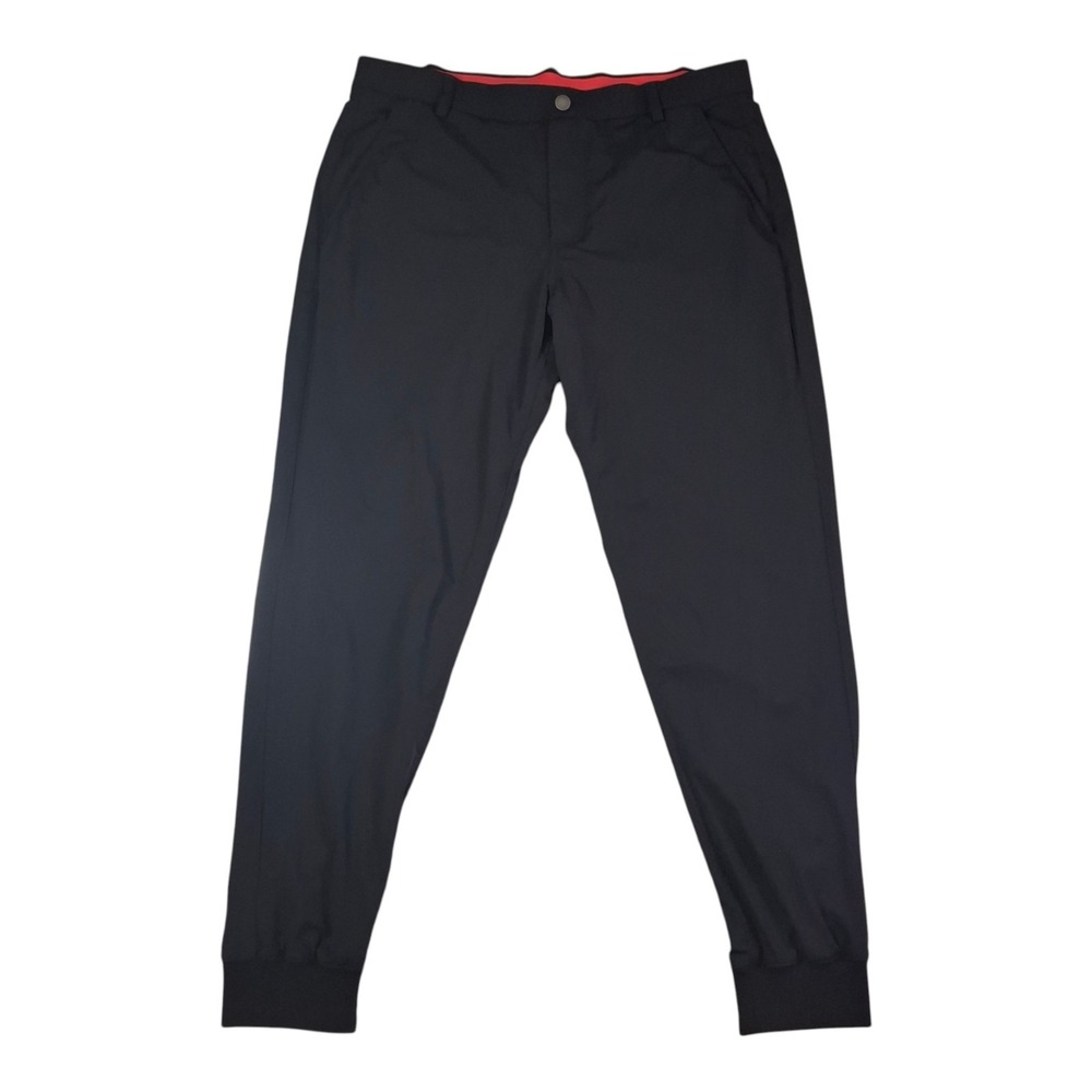 REDVANLY Halliday Pull-On Joggers Men's XL Black Golf Performance Tapered Pants